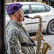 Sax In The Street Poster