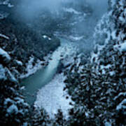 Scenic View Of The Klamath River Poster