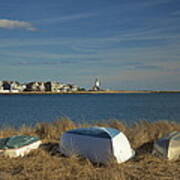 Scituate Harbor Boats Poster