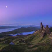 Scotland - Storr At Night Poster