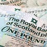 Scottish Pound Notes Poster