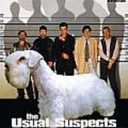 Sealyham Terrier Art Canvas Print - The Usual Suspects Movie Poster Poster