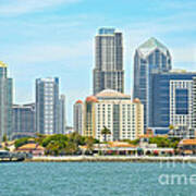 Seaport Village And Downtown San Diego Buildings Poster