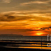 Seascape Sunset 2 Poster