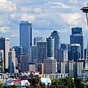 Seattle Skyline Panorama Poster