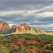 Sedona, Arizona And Red Rocks Panorama Poster