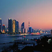 Shanghai In Sunset Poster
