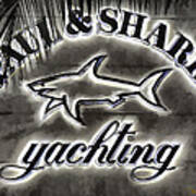 Shark Sign Poster
