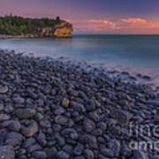 Shipwrecks At Sunset Poster