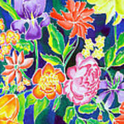 Silk Floral 1 Poster