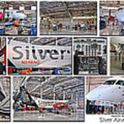 Silver Airways Large Composite Poster