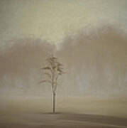 Single Tree - Pastel Poster