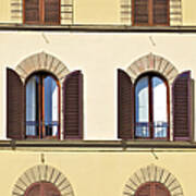 Six Windows Of Florence Poster