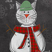 Snow Kitten Poster