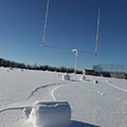 Snow Rollers At The Goal Post 8 Poster