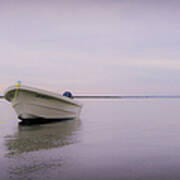 Solitary Boat Poster