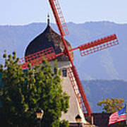 Solvang Windmill Poster