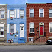 South Baltimore Row Homes Poster