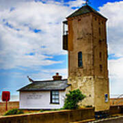 South Lookout Tower Aldeburgh Beach Poster