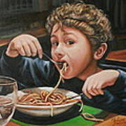 Spaghetti Boy Poster