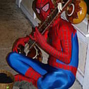 Spiderman's Sitar Poster