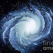 Spiral Galaxy M83 Poster