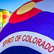 Spirit Of Colorado Balloon Poster
