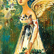 Spring Angel Poster