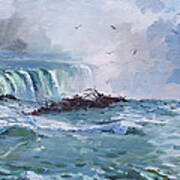 Spring In Niagara Falls Poster