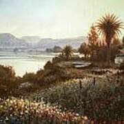 Spring Sunset  Northern Galilee Poster