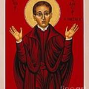 St. Aloysius In The Fire Of Prayer 020 Poster