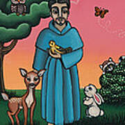 St. Francis Animal Saint Poster