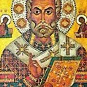 St Nicholas' Icon Poster