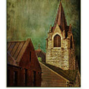 St Peter's By Night Greeting Card Poster