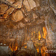 Stalactites In Lehman Cave, Great Basin Poster