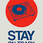Stay On Track Record Player 1 Poster