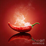 Steaming Hot Chilli Poster