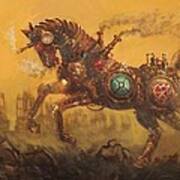 Steampunk War Horse Poster