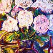 Still Life With Peonies Poster