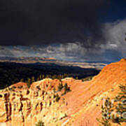 Storm Brewing-bryce Canyon Poster