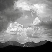 Storm Clouds Over The Great Range Poster