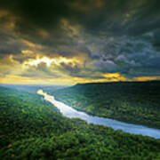 Storm Over Edwards Point Poster