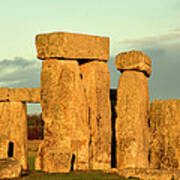 Storm Over Stonehenge Poster