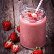 Strawberry Smoothie Poster