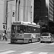 Street Car In Mono Poster