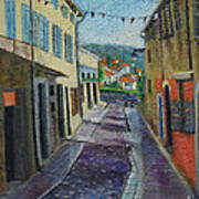 Street View From Provence Poster