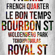 Streets Of New Orleans 1 Poster