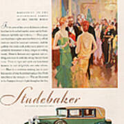 Studebaker 1929 1920s Usa Cc Cars Poster