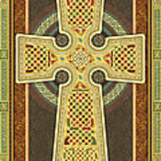 Stylized Celtic Cross Poster