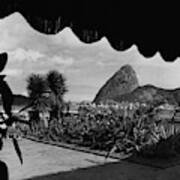 Sugarloaf Mountain Seen From The Patio At Carlos Poster